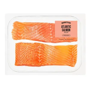 Marketside Skinless Atlantic Salmon Fillet Fresh Never Frozen 0.95-1.2 lb