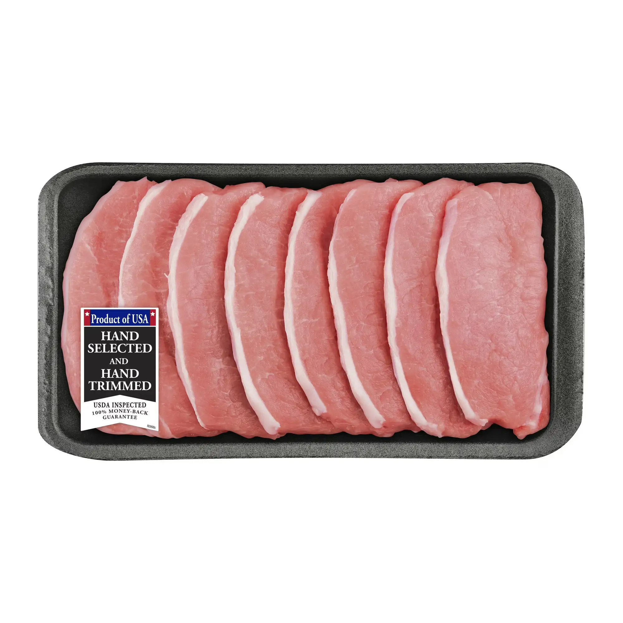 Pork Center Cut Loin Chops Thin Boneless