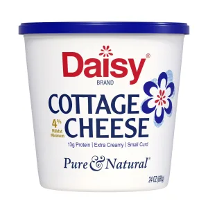 Daisy Pure and Natural Cottage Cheese 4% Milkfat 24 oz