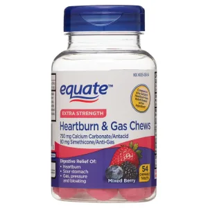 Equate Extra Strength Heartburn Relief  Gas Relief Chews