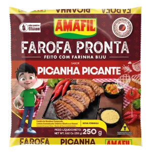 Amafil Farofa Picanha Picante 250g