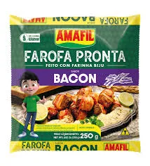 Amafil Farofa Bacon 250g