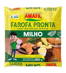 Farofa de Milho 250g (Corn Farofa) - Amafil