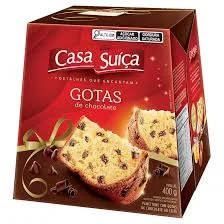 Casa Suiça Panettone com Gotas de Chocolate 500g