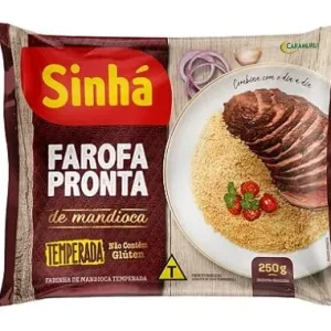 Farofa Temperada 250g (Seasoned Cassava Farofa) - Sinhá