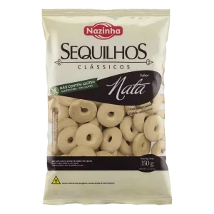 Sequilhos sabor Nata 300g - Nazinha