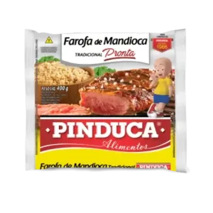 Farofa Tradicional 400g (Traditional Cassava Farofa) - Pinduca