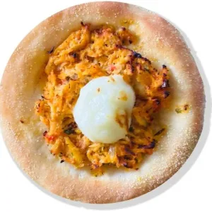 Esfiha Aberta de Frango com Requeijão